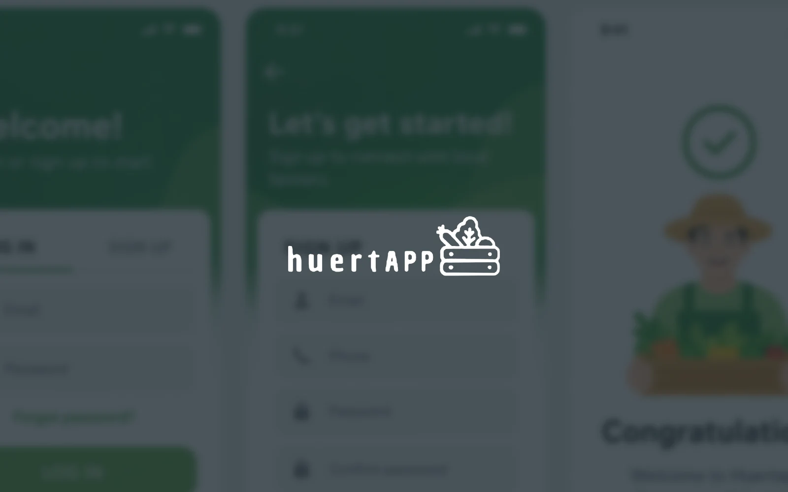 Marketplace prototype screens